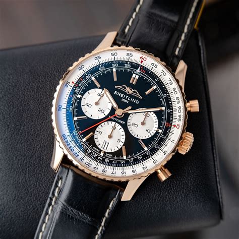 breitling navitimer 48mm rose gold|which Breitling Navitimer to buy.